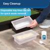 imagePet Loo PeePod with Sponge  7Pack  Indoor Toilet Tray for Pets  Urine Disposal9 Piece Set