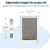 imagePetSafe 2Piece Sliding Glass Pet Door  NoCut DIY Install Doggy Door for Renters  Aluminum Frame  Adjustable Height 75 78quot to 81quot  Ideal for Large Dogs Up to 100 lbsWhite