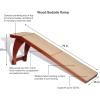 imagePetSafe CozyUp Bed Ramp  Supports Pets Back ampamp Joints  High Traction Carpet Surface  FurnitureGrade Wood  Cherry or White Finish  Heavy Duty Bed Access Ramp  WhiteCherry