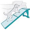 imagePetSafe CozyUp Bed Ramp  Supports Pets Back ampamp Joints  High Traction Carpet Surface  FurnitureGrade Wood  Cherry or White Finish  Heavy Duty Bed Access Ramp  WhiteCherry
