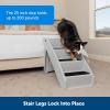 imagePetSafe CozyUp Folding Dog Stairs Portable IndoorOutdoor Pet Steps for Bed Couch ampamp Car Tan 20 InchGray