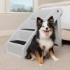 imagePetSafe CozyUp Folding Dog Stairs Portable IndoorOutdoor Pet Steps for Bed Couch ampamp Car Tan 20 InchGray