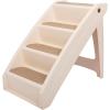 imagePetSafe CozyUp Folding Dog Stairs Portable IndoorOutdoor Pet Steps for Bed Couch ampamp Car Tan 20 InchTan