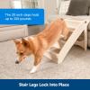 imagePetSafe CozyUp Folding Dog Stairs Portable IndoorOutdoor Pet Steps for Bed Couch ampamp Car Tan 20 InchTan