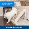 imagePetSafe CozyUp Folding Dog Stairs Portable IndoorOutdoor Pet Steps for Bed Couch ampamp Car Tan 20 InchTan