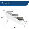 imagePetSafe CozyUp Folding Stairs ampamp Ramp Combo for Dogs ampamp Cat Pet StepsRamp for Bed or Couch