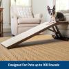imagePetSafe CozyUp Sofa Ramp  Durable Wooden Pet Ramp Holds up to 100 lb  Great Couch Access for Dogs and Cats  Cherry Finish with Nonslip Carpet Tread  Folds for Easy StorageEspresso