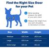imagePetSafe Extreme Weather Aluminum Pet Door  EnergySaving Thermal Barrier Pet Flap with Slidein Door Locking ampamp Secure Flap Cover  for Dogs Up to 40 lb  MediumAluminum Pet Door