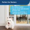 imagePetSafe Extreme Weather Sliding Glass Pet Door  Energy Efficient Entry for Dogs ampamp Cats  Triple Flap with Magnetic Seal  Durable Aluminum Frame  Easy Install  MediumeWhite