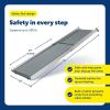 imagePetSafe Happy Ride Compact Telescoping Dog Ramp  Portable Pet Ramp for Cars Trucks ampamp SUVs with Adjustable Sizing  NonSlip Design  Lightweight Pet Mobility AssistanceXLarge