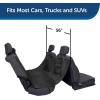 imagePetSafe Happy Ride Waterproof Hammock Seat Cover for Dogs and Pets  Fits Cars Trucks and SUVs  Waterproof Area Protection  TanBlack