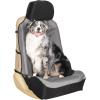 imagePetSafe Happy Ride Waterproof Hammock Seat Cover for Dogs and Pets  Fits Cars Trucks and SUVs  Waterproof Area Protection  TanGrey