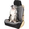 imagePetSafe Happy Ride Waterproof Hammock Seat Cover for Dogs and Pets  Fits Cars Trucks and SUVs  Waterproof Area Protection  TanGrey
