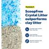 imagePetSafe ScoopFree Crystal Pro SelfCleaning Automatic Litter Box  Uncovered MotionSensing Cat Box with Integrated Health Counter ampamp App  Includes 1 Disposable Crystal Litter TrayRegular