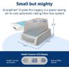 imagePetSafe ScoopFree Crystal Pro SelfCleaning Automatic Litter Box  Uncovered MotionSensing Cat Box with Integrated Health Counter ampamp App  Includes 1 Disposable Crystal Litter TrayRegular