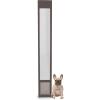 imagePetSafe Sliding Glass Pet Door  NoCut DIY Install Doggy Door for Renters  Aluminum Frame  Adjustable Height 75 78quot to 81quot  Ideal for Medium Dogs Up to 40 lb  WhiteBronze