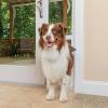 imagePetSafe Sliding Glass Pet Door  NoCut DIY Install Doggy Door for Renters  Aluminum Frame  Adjustable Height 75 78quot to 81quot  Ideal for Medium Dogs Up to 40 lb  WhiteWhite