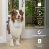imagePetSafe Sliding Glass Pet Door  NoCut DIY Install Doggy Door for Renters  Aluminum Frame  Adjustable Height 75 78quot to 81quot  Ideal for Medium Dogs Up to 40 lb  WhiteBronze