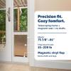 imagePetSafe Sliding Glass Pet Door  NoCut DIY Install Doggy Door for Renters  Aluminum Frame  Adjustable Height 75 78quot to 81quot  Ideal for Medium Dogs Up to 40 lb  WhiteWhite