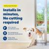 imagePetSafe Sliding Glass Pet Door  NoCut DIY Install Doggy Door for Renters  Aluminum Frame  Adjustable Height 75 78quot to 81quot  Ideal for Medium Dogs Up to 40 lb  WhiteWhite