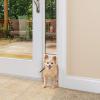 imagePetSafe Sliding Glass Pet Door  NoCut DIY Install Doggy Door for Renters  Aluminum Frame  Adjustable Height 75 78quot to 81quot  Ideal for Medium Dogs Up to 40 lb  WhiteWhite