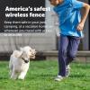 imagePetSafe Stay ampamp Play Wireless Fence with Replaceable Battery Collar  from Parent Company of Invisible Fence Brand  Circular Boundary Covers Up to 34 Acre2 Dog Wireless Fence Kit
