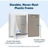 imagePetSafe Wall Entry Pet Door  RustFree Telescoping Frame  Easy Install for Interior ampamp Exterior Walls 4 34quot  7quot Thick  Small  for Pets Up to 15 lbsSmall
