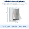 imagePetSafe Wall Entry Pet Door  RustFree Telescoping Frame  Easy Install for Interior ampamp Exterior Walls 4 34quot  7quot Thick  Small  for Pets Up to 15 lbsSmall