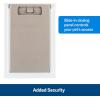 imagePetSafe Wall Entry Pet Door  RustFree Telescoping Frame  Easy Install for Interior ampamp Exterior Walls 4 34quot  7quot Thick  Small  for Pets Up to 15 lbsLarge