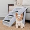imagePetSafe CozyUp Folding Dog Stairs Portable IndoorOutdoor Pet Steps for Bed Couch ampamp Car Tan 20 InchGray