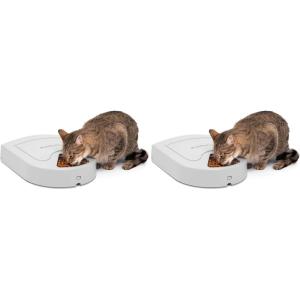 imagePetSafe Automatic Dog Feeder 5 Meals 40 oz Capacity Plastic for Dry Food Multiple Pets5Meal Pack of 2