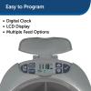 imagePetSafe 6 Meal Automatic Cat Feeder  Programmable Pet Food Dispenser for Cats and Small Dogs  Dry Kibble or SemiMoist Pet Food Slow Feed Portion Control TamperResistant1 Count Pack of 1