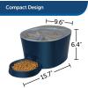 imagePetSafe 6 Meal Automatic Cat Feeder  Programmable Pet Food Dispenser for Cats and Small Dogs  Dry Kibble or SemiMoist Pet Food Slow Feed Portion Control TamperResistant1 Count Pack of 1