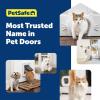 imagePetSafe Big Cat Door  MultiPet Doorway Locking Cat Door Made For Interior ampamp Exterior Use Suitable for Pets Up to 25 lb PushampampTurn 4Way Lock for Extra Security  Soft Close Flap for Added Safety11x12 inches
