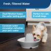 imagePetSafe Ceramic Pet Fountain  for Cats and Small Dogs  60 Oz Water Capacity  WhisperQuiet Water Flow  Great for Shy or Timid Pets  Fresh Filtered Water1 Count Pack of 1