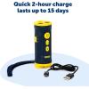 imagePetSafe Collarless Trainer  Ultrasonic Bark Deterrent  Handheld Anti Bark Device  Highpitched Sound Flashing Light and Variable Tone  Rechargeable Battery  Flashlight  Wrist Strap
