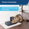 imagePetSafe Digital 2 Meal Programmable Pet Feeder Automatic Dog and Cat Feeder  Dry or SemiMoist Pet Food Dispenser Slow Feed Portion Control 3 Cup16 Ounce TamperResistant Dishwasher SafeStandard