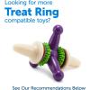 imagePetSafe Dog Treat Ring Variety Pack for Busy Buddy Toys  2 Tasty Flavors  60 Refills Large