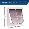 imagePetSafe Interior 2Way Locking Cat Door  Allows Convenient Movement Between Rooms ampamp Minimizes Scratching  Tinted Durable Plastic Privacy Door for Feeder ampamp Litter Box2x8x9 Inch Pack of 1
