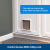 imagePetSafe Interior 2Way Locking Cat Door  Allows Convenient Movement Between Rooms ampamp Minimizes Scratching  Tinted Durable Plastic Privacy Door for Feeder ampamp Litter Box1 Count Pack of 1