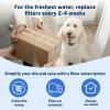 imagePetSafe IonX Cat and Dog Fountain Filters 4Pack Dual Filtration for Cleaner Water Replacement Filter for PetSafe Outlast Pumpless and Viva Pet Water FountainsOne Size