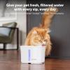 imagePetSafe IonX Cat and Dog Fountain Filters 4Pack Dual Filtration for Cleaner Water Replacement Filter for PetSafe Outlast Pumpless and Viva Pet Water FountainsOne Size