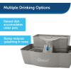 imagePetSafe MultiTier Pet Fountain  Large Waterer Great for Cats and Dogs  2 Heights to Drink from  Great for Senior Pets  100 Oz Water Capacity  Fresh Filtered Water100oz Capacity