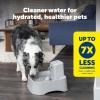 imagePetSafe Oasys 1 Gallon 128 Ounce Medium Pet Fountain  Cat or Medium Breed Dog Water Fountain  Dishwasher Safe Filtered Water Dispenser with Flow Control  Filters Included  Easy to Clean2 gallon