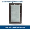 imagePetSafe Pet Screen Door  Heavy Duty Tear ampamp PunctureResistant Dog ampamp Cat Mesh Flap for Extreme Climates  Storm Door Compatible  Small  for Dogs ampamp Cats up to 30 lbLarge Pack of 1