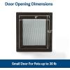 imagePetSafe Pet Screen Door  Heavy Duty Tear ampamp PunctureResistant Dog ampamp Cat Mesh Flap for Extreme Climates  Storm Door Compatible  Small  for Dogs ampamp Cats up to 30 lbSmall Pack of 1