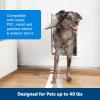 imagePetSafe Plastic Pet Door  Easy Install for Wood PVC Metal ampamp Paneled Doors  RustFree Plastic Frame  Flap Dimensions 8 14quot W x 12 14quot H  for Medium Dogs Weighing Up to 40 lbMedium Pack of 1