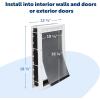 imagePetSafe Plastic Pet Door  Easy Install for Wood PVC Metal ampamp Paneled Doors  RustFree Plastic Frame  Flap Dimensions 8 14quot W x 12 14quot H  for Medium Dogs Weighing Up to 40 lbLarge