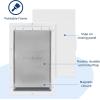 imagePetSafe Plastic Pet Door  Easy Install for Wood PVC Metal ampamp Paneled Doors  RustFree Plastic Frame  Flap Dimensions 8 14quot W x 12 14quot H  for Medium Dogs Weighing Up to 40 lbSmall