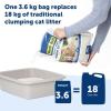 imagePetSafe ScoopFree Natural Litter Reusable Tray  Durable Plastic Tray with Stainless Steel Magnets  Comes with 42 lb Bag of Premium Natural Litter8 Pound Pack of 1